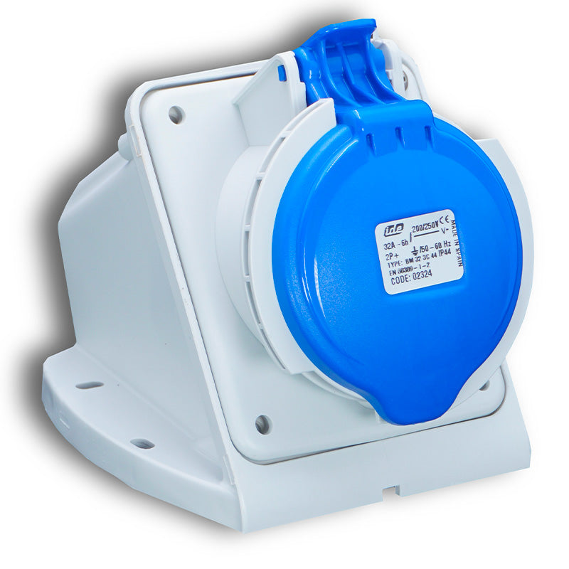 DIGITAL ELECTRIC - PC Socle 2P+T - 16A 220V - IP44 - 51202