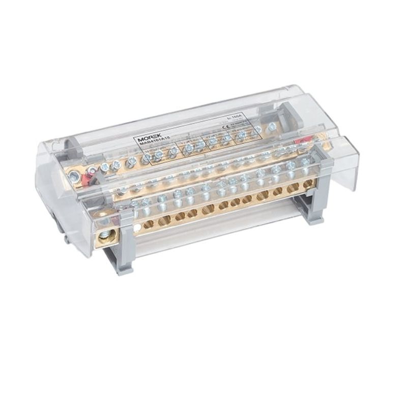 Moblock 4P 160A-14 1x50 + 4x35 + 9x16mm² Distribution block MAB4161A18