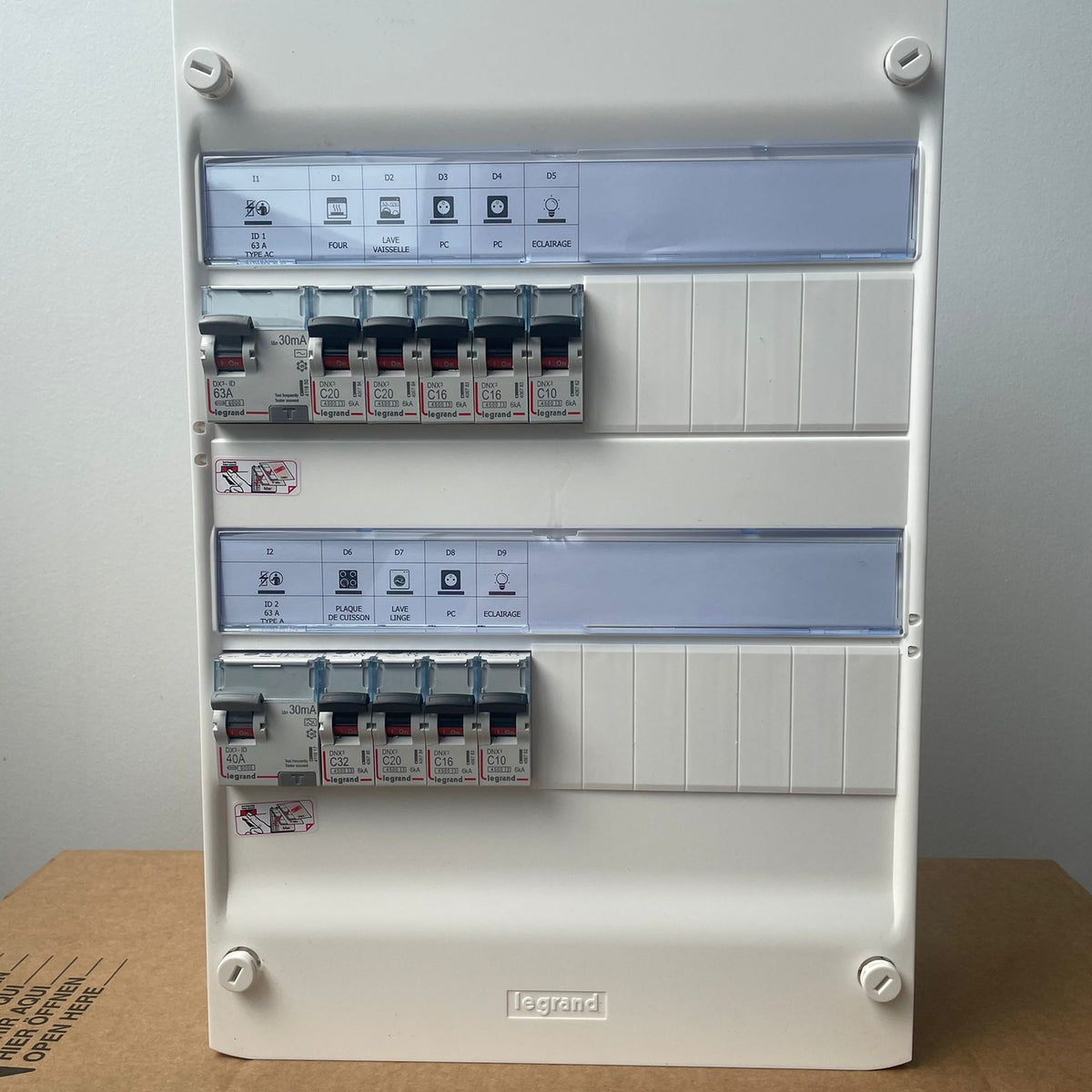 Tableau électrique Legrand Neuf - Pour Installation électrique Domestique