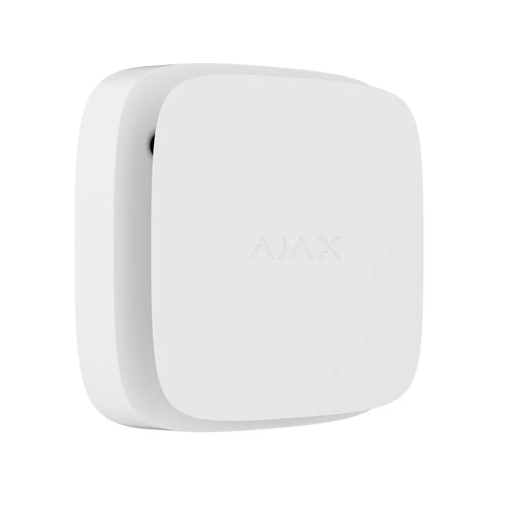 Détecteur d'incendie sans fil blanc avec capteur de chaleur et de fumée Ajax FireProtect 2 RB (Heat/Smoke) pour alarme Ajax