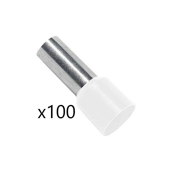 Embout de câblage Blanc 16mm2 - 41056 X 100 UNITES