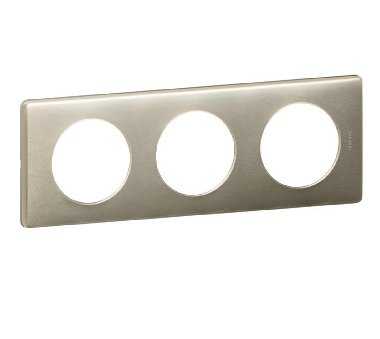 Plaque Métal LEGRAND Céliane anodisé triple Titane - 068903