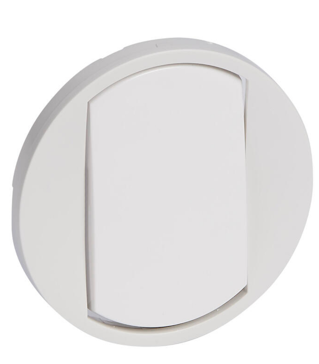 Interrupteur Poussoir Simple Doigt Blanc Céliane Legrand 68001 – Neuf Sous Blister