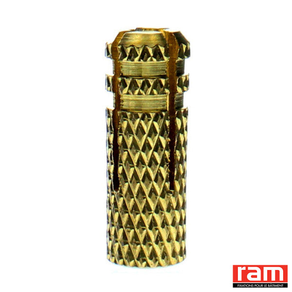 Boite de 100 douilles laiton 6 mm - 66206