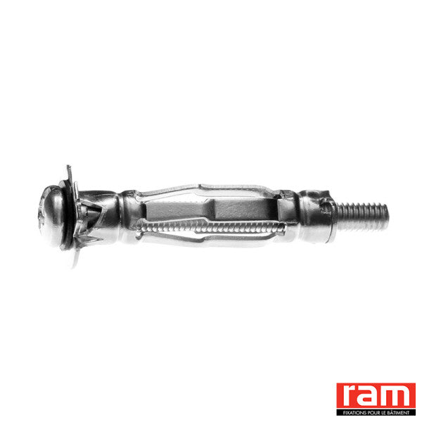 Boite 100 chevilles à expansion ramfix 5x36 avec vis - 95633