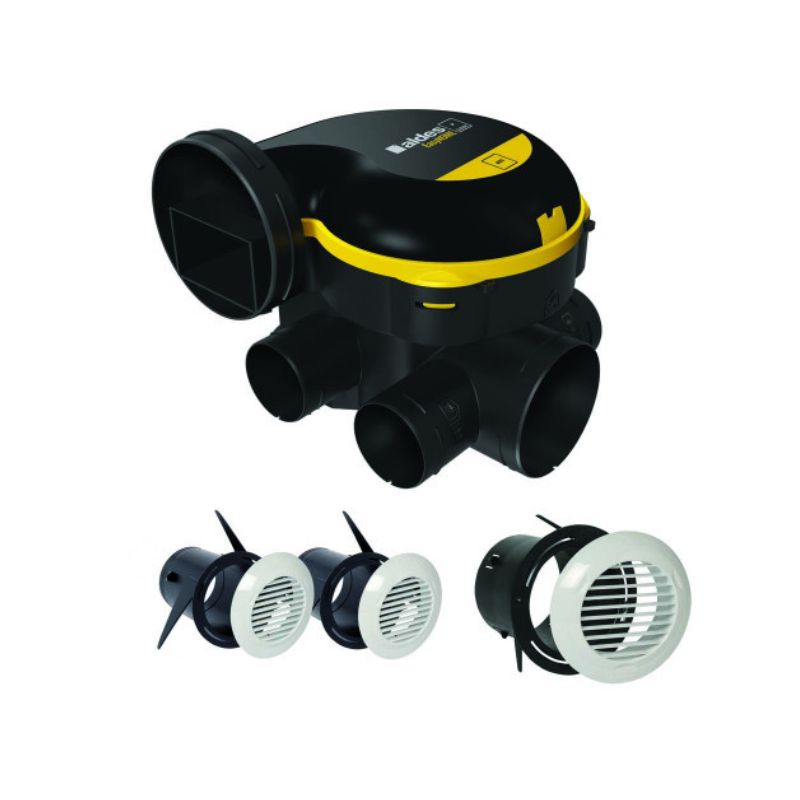 VMC simple flux EasyHOME Auto COMBLES + 3 grilles BIP - 11026032