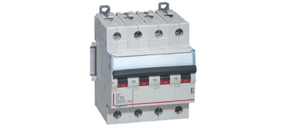 Disjoncteur DX3 4P C16 6000A/10KA 4M Legrand - 407898