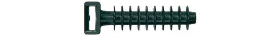 Embase avec cheville noire diam 8mm - 100 pièces - CH8P