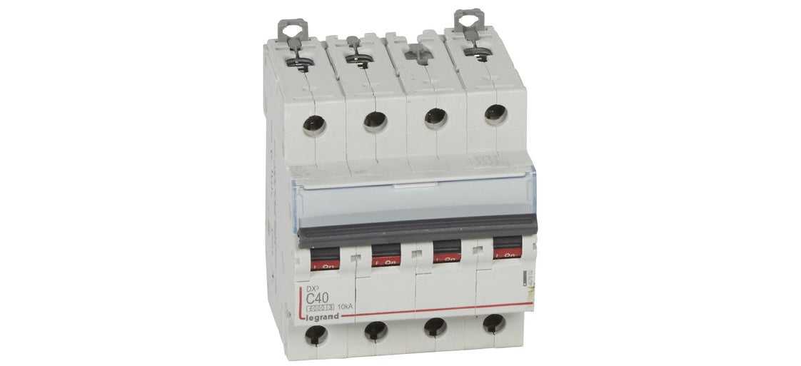 Disjoncteur DX3 4P C40 6000A/10KA 4M Legrand - 407902