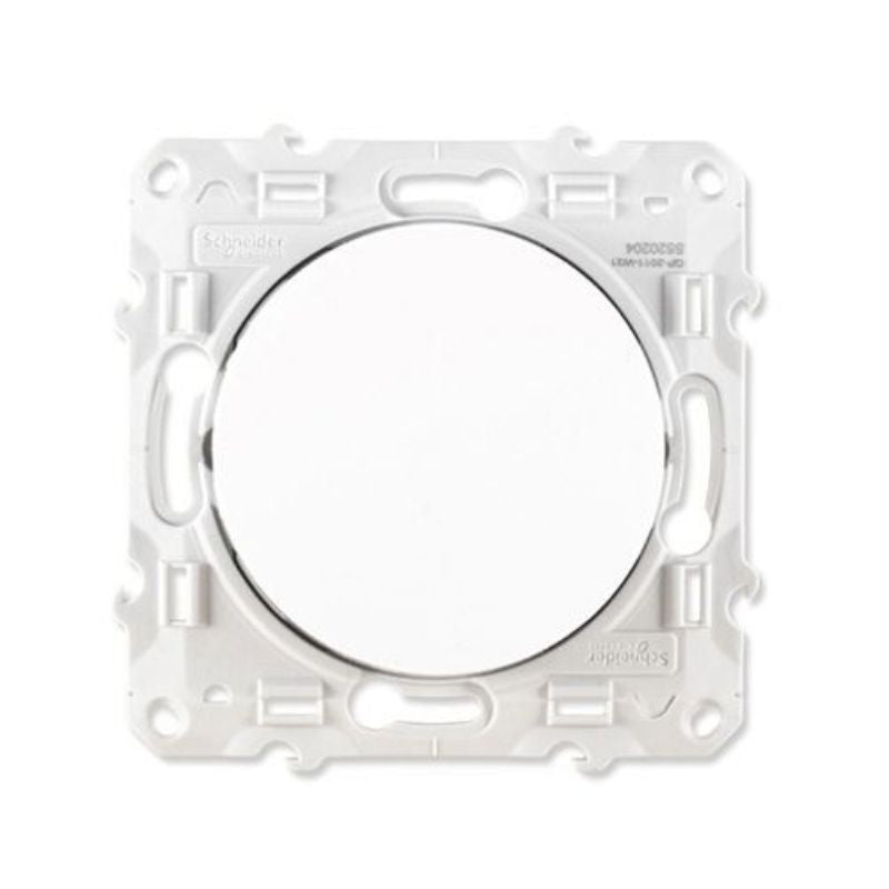 Bouton poussoir blanc SCHNEIDER Odace - S520206