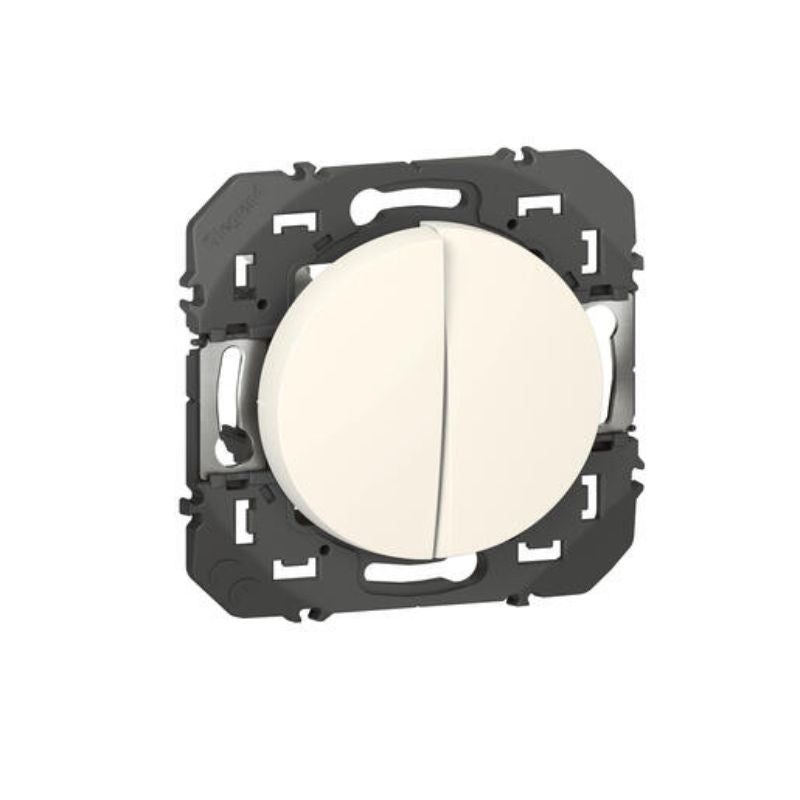 Interrupteur LEGRAND Dooxie double va et vient blanc - 600002