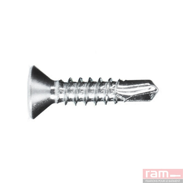 Vis autoperceuse RAM tête fraisée TF Phillips – Ø4.2 x 25 mm – Boîte 150 – Réf : 21813