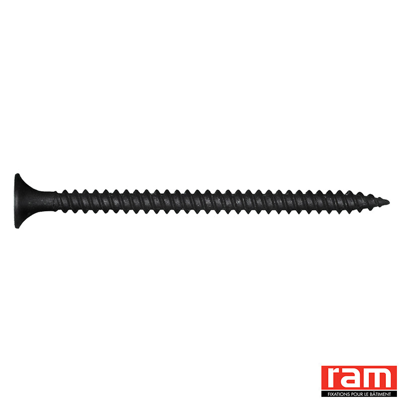 Vis plaque de plâtre RAM tête cylindrique – Ø3,5 x 45 mm – Boîte 200 – Réf : 23116