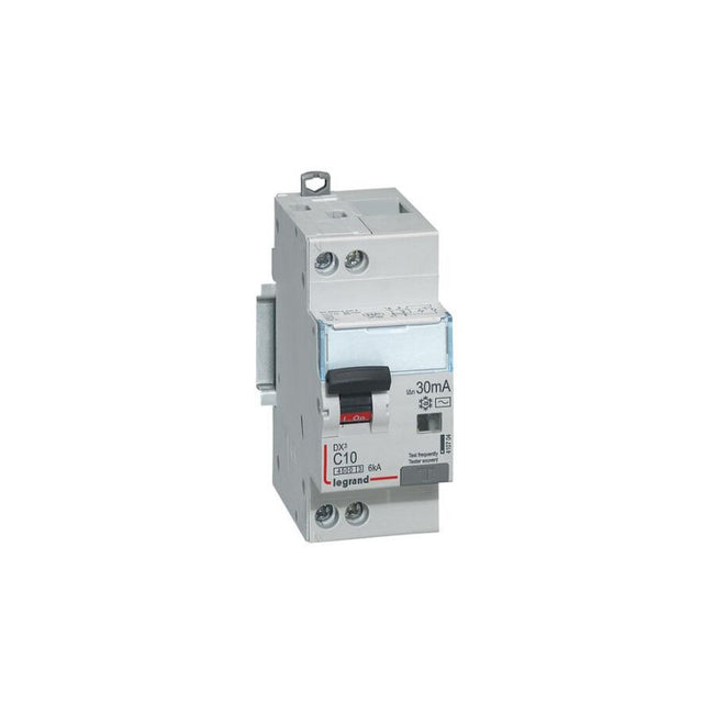 Disjoncteur différentiel C10 4,5/6KA 30mA 2M Legrand - 410704