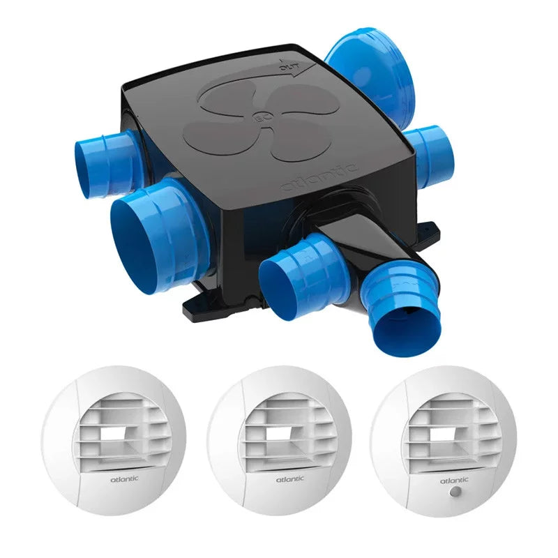 Kit VMC hygrocosy BC flex+ Atlantic Clim & Ventil - 3 bouches - 412278