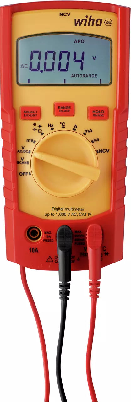 Multimètre numérique jusqu'à 1 000 V AC, CAT IV - 45215