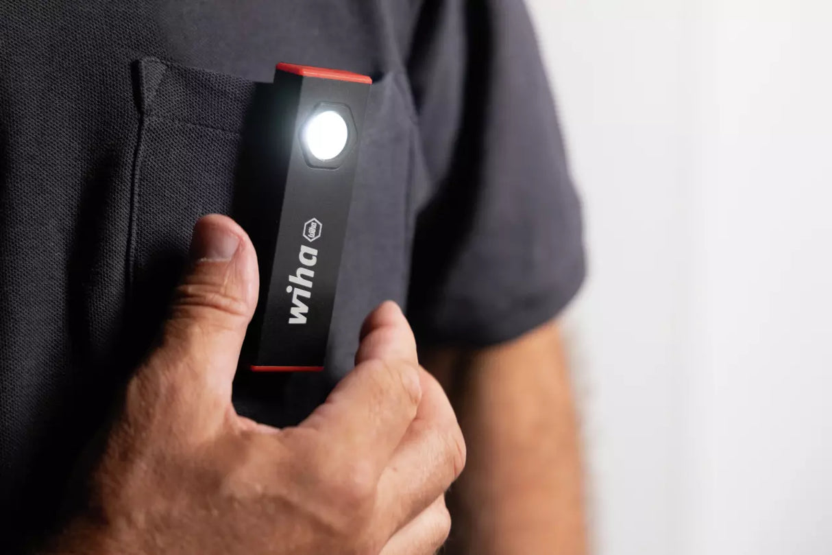 Lampe de poche Wiha SB490HL02 – 800 lm – Rechargeable – Réf : 45701