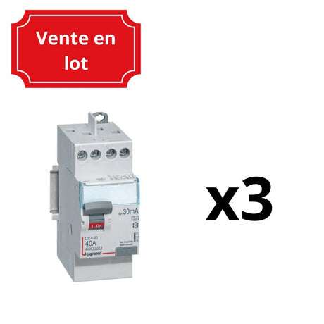 interrupteurs différentiels 40A type A 411617