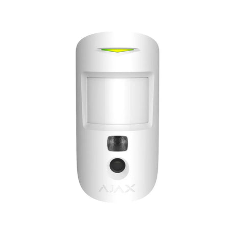Détecteur de mouvement sans fil avec caméra hors animaux Ajax MotionCam Jeweller blanc pour alarme Ajax Hub 2