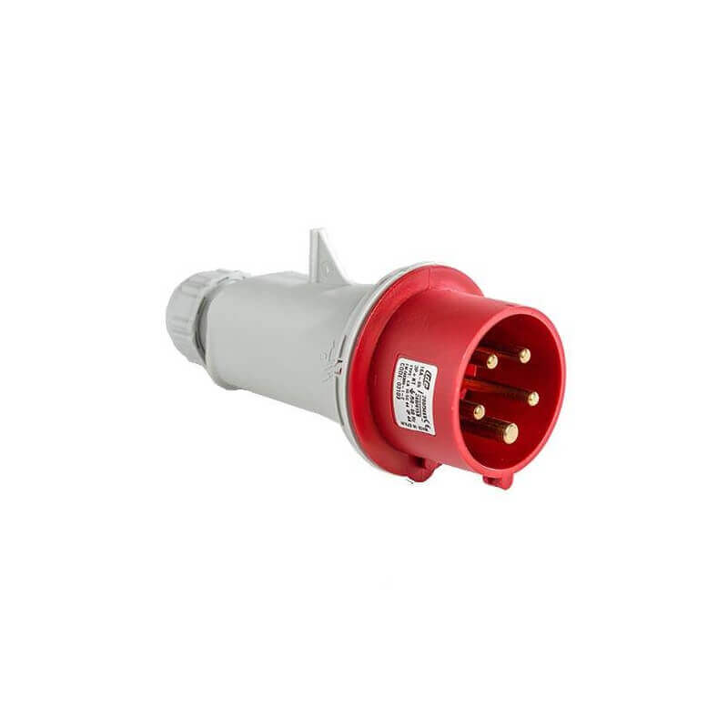 Fiche mâle 3P+N+T 32A - 380V - IP44 - 51318
