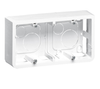 Cadre saillie profondeur 40mm Mosaic pour 4 , 5 ou 2x2 modules horizontal et support référence 080252 - 080285