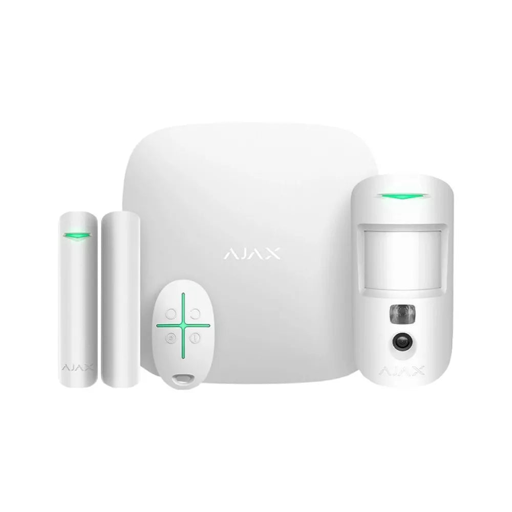 Kit alarme sans fil vidéo WIFI et 2G Ajax StarterKit Cam jusqu'à 100 dispositifs