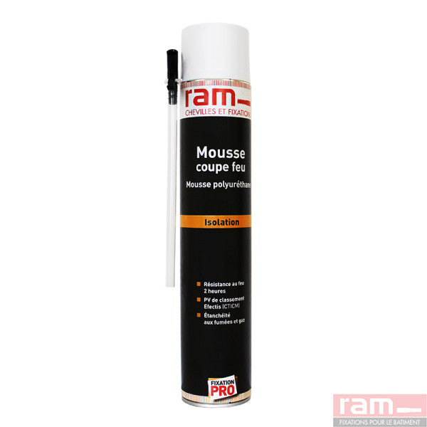 Bombe mousse PU coupe-feu RAM 750 ml – Réf. 63841