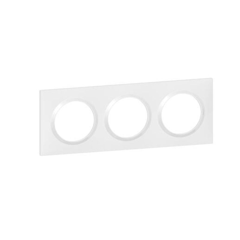 Plaque triple blanc LEGRAND Dooxie- 600803