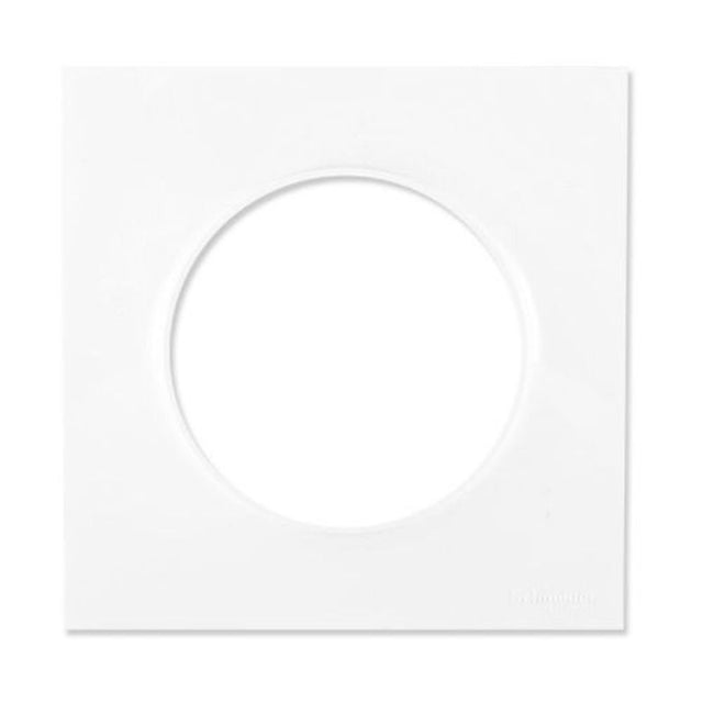 Plaque simple blanc SCHNEIDER Odace Styl - S520702