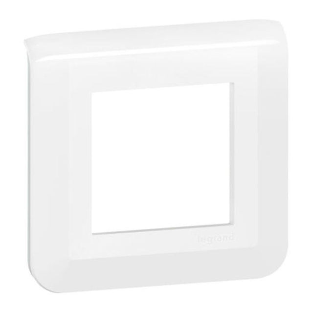 Plaque de finition Mosaic Blanc LEGRAND 2 modules