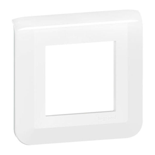 Plaque de finition Mosaic Blanc LEGRAND 2 modules