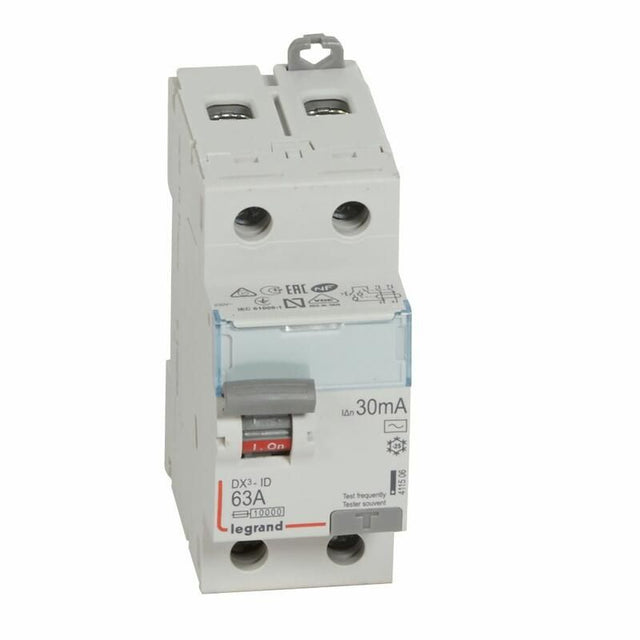 interrupteur differentiel à vis 63A type AC - 411506