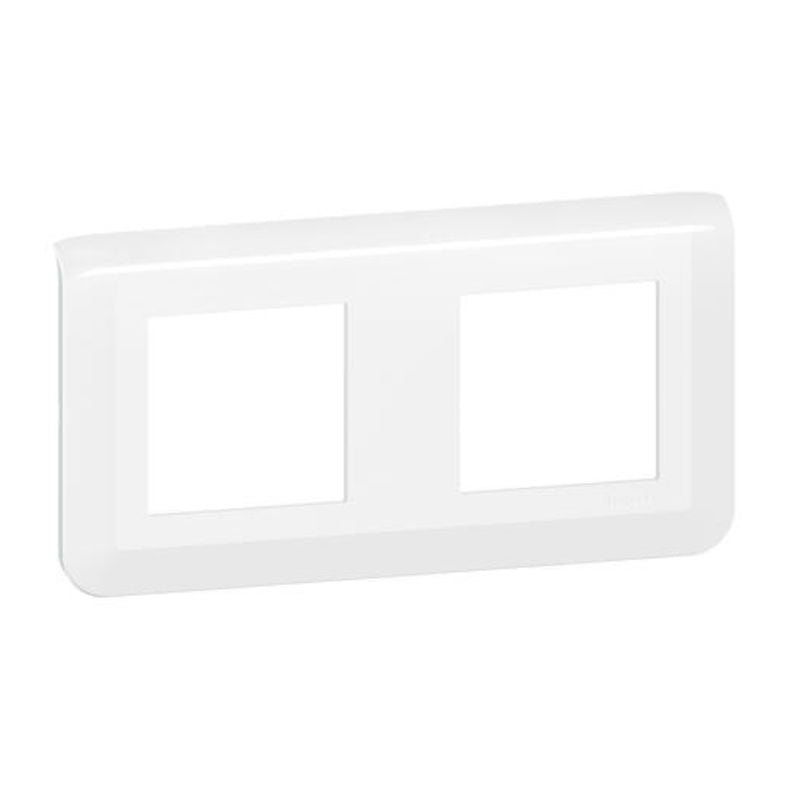 LEGRAND Mosaic Plaque double  Blanc - 078804L